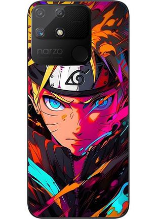 Силиконовый чехол epik для realme narzo 50a с картинкой яркий наруто