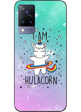 Силиконовый чехол epik для vivo v21 с картинкой единорог