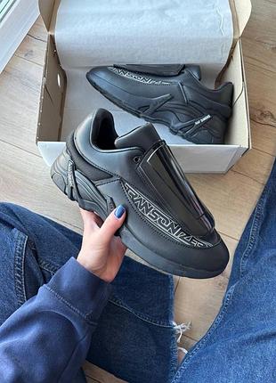 Adidas x raf simons antei shell and pvc-trimmed black 📦 4