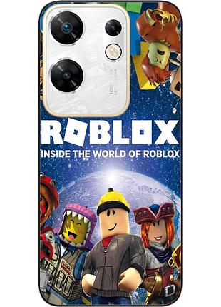 Силіконовий чохол epik для infinix zero 30 4g з картинкою роблокс персонажі