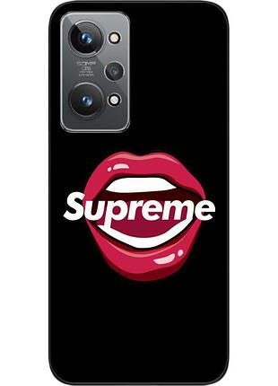 Оригинальный чехол epik для realme gt2 с картинкой губы