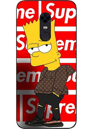 Силиконовый чехол для xiaomi redmi 5 plus с картинкой симпсон