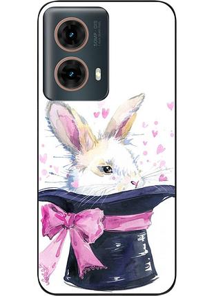 Чохол силіконовий epik для motorola moto g85 5g з картинкою кролик