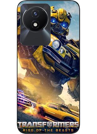 Силиконовый чехол epik для vivo y02 с картинкой бамблби трансформеры