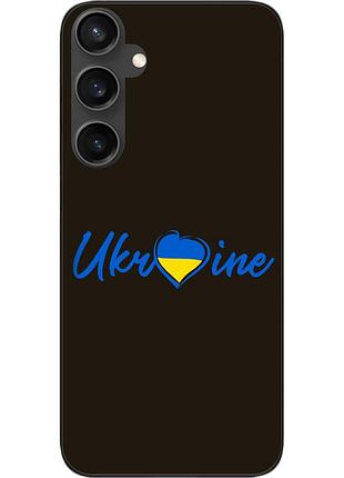 Силіконовий чохол epik для samsung galaxy s23 fe з картинкою україна