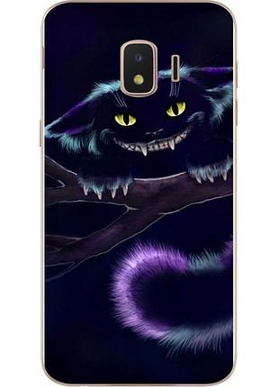 Оригинальный tpu чехол с картинкой для samsung j2 core j260 galaxy 2018 чеширский кот