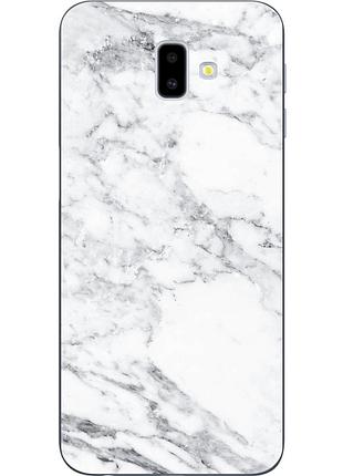 Оригинальный чехол накладка для samsung galaxy j6 plus 2018 с картинкой мрамор