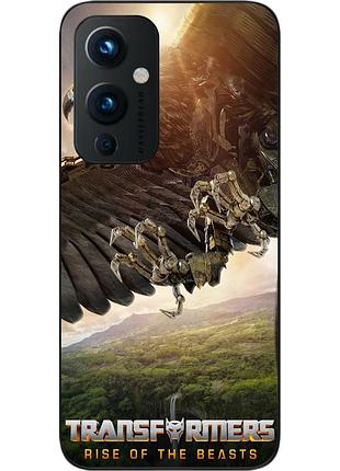 Силиконовый чехол epik для oneplus 9 с картинкой эйрейзор трансформеры звероботы