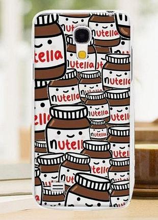 Бампер силіконовий чохол для samsung galaxy s4 i9500 з картинкою nutella