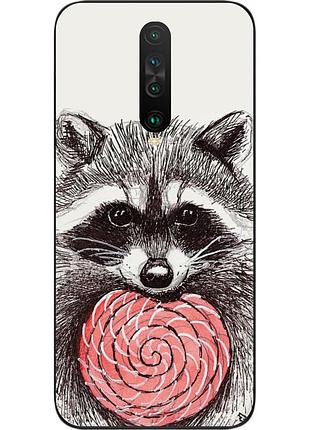 Силіконовий чохол для xiaomi redmi k30 з картинкою єнот