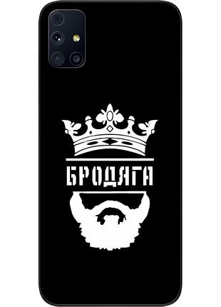Силиконовый чехол для samsung m31s galaxy m317f с картинкой бродяга