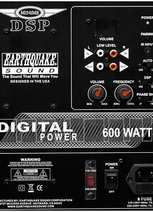 Сабвуфер earthquake minime dsp p12 2