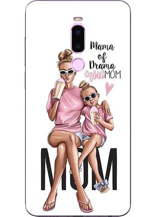 Силіконовий чохол з малюнком для meizu note 8 мама