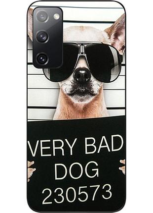 Чохол силіконовий epik для samsung galaxy s20 fe з картинкою bad dog