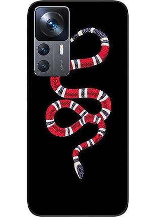 Силиконовый чехол epik для xiaomi 12t / 12t pro с картинкой змея