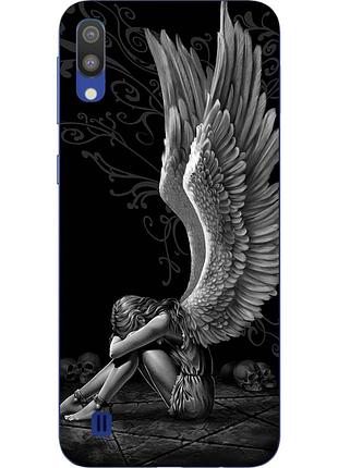 Силиконовый чехол для samsung galaxy m10 / a10 с картинкой ангел