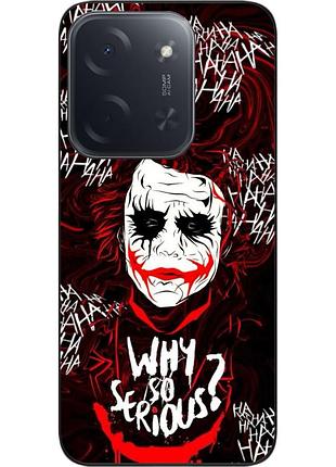 Силиконовый чехол epik для xiaomi poco c85 с принтом смех безумия