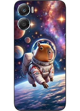 Чохол силіконовий epik для motorola g06 з принтом капібара у космосі