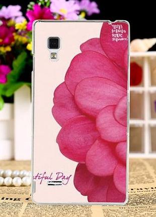 Оригинальный эксклюзивный чехол для lg l9 optimus p760 p765 с картинкой цветок