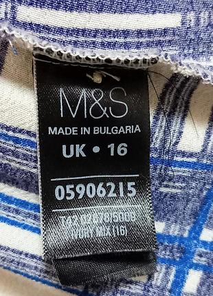 Вискозное платье в клетку m&amp;s 5