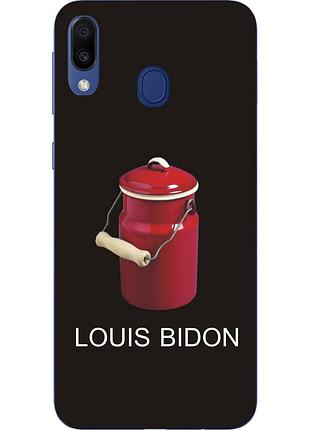 Антибрендовый силиконовый чехол для samsung galaxy a20 2019 a205f с картинкой louis bidon