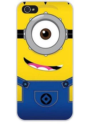 Силиконовый чехол накладка для iphone 6plus / 6s plus с картинкой одноглазый миньон