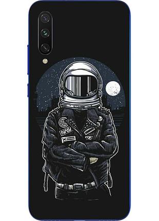 Силиконовый чехол бампер для xiaomi mi a3 с картинкой космонавт
