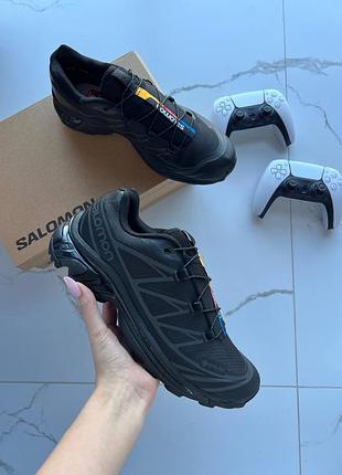 Salomon xt-6 adv dover triple black gore-tex 6