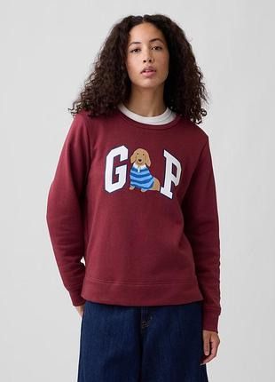 Світшот жіночий на флісі gap з логотипом