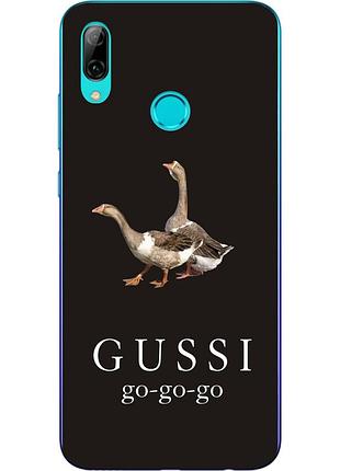 Антибрендовый силіконовий чохол для xiaomi mi play з картинкою gussi go go