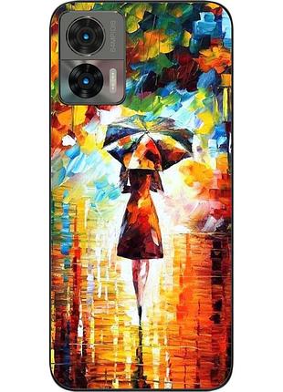 Силиконовый чехол epik для motorola edge 30 neo с картинкой прогулка