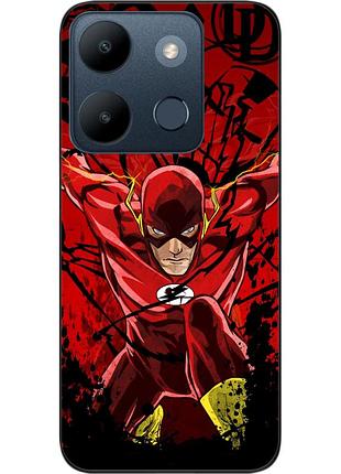 Силиконовый чехол epik для infinix smart 7 с картинкой флэш