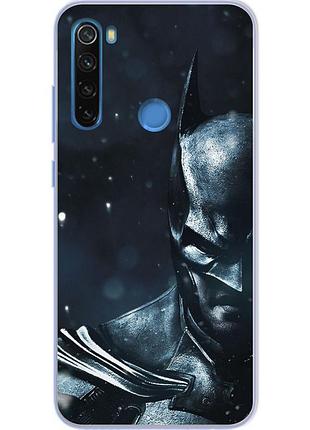 Силиконовый чехол с рисунком для xiaomi redmi note 8t бетмен