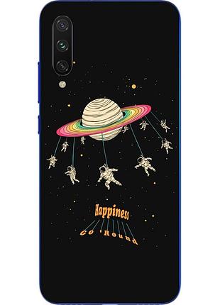 Силиконовый чехол для xiaomi mi a3 lite с картинкой карусель космическая