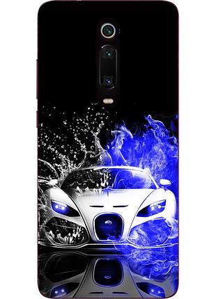 Силиконовый чехол бампер для xiaomi mi 9t / k20 / mi 9t pro / k20 pro с картинкой машина