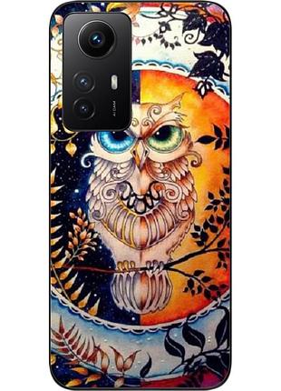 Оригинальный чехол для xiaomi redmi note 12s с картинкой сова