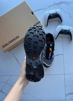 Salomon xt-6 grey soft ground black gore-tex 3