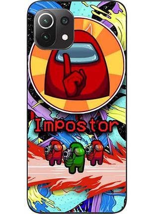 Силіконовий чохол з картинкою для xiaomi mi 11 lite among us impostor