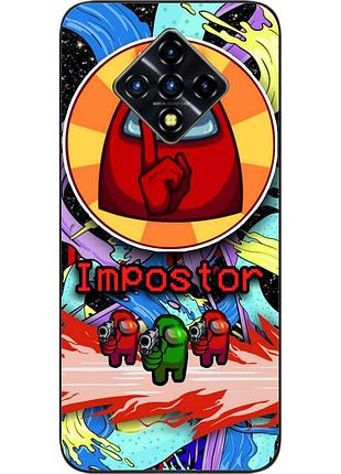 Силіконовий чохол з картинкою для infinix zero 8 among us impostor