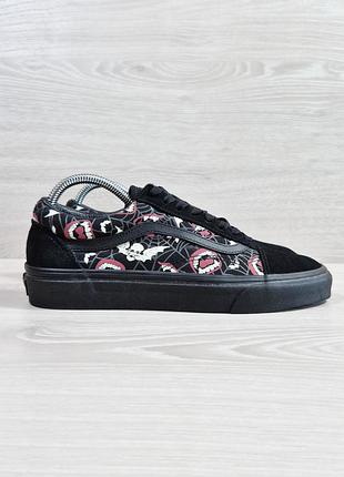 Замшевые черные кеды vans old skool glow frights оригинал, размер 40.5