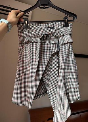 Спідниця асиметрична zara р. s
