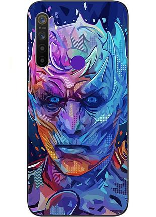 Бампер силиконовый чехол для realme 5 с картинкой король ночи