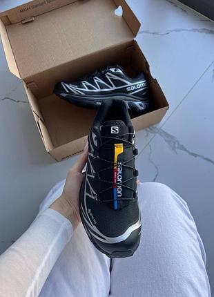 Salomon xt-6 black silver gore-tex 4