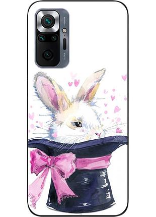 Чохол силіконовий для xiaomi redmi note 10 pro з картинкою кролик