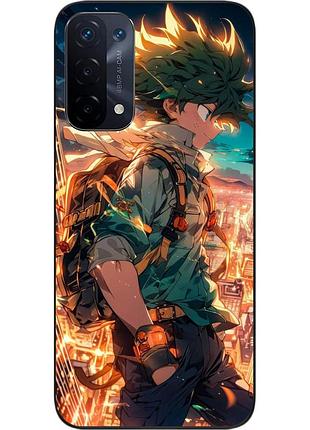 Силиконовый чехол epik для oppo a54 5g с картинкой my hero academia deku