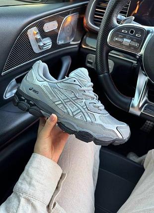 Кроссовки asics gel-nyc grey black