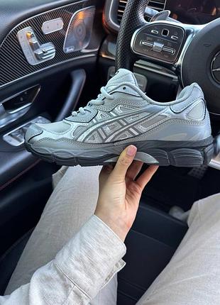 Кроссовки asics gel-nyc grey black 2