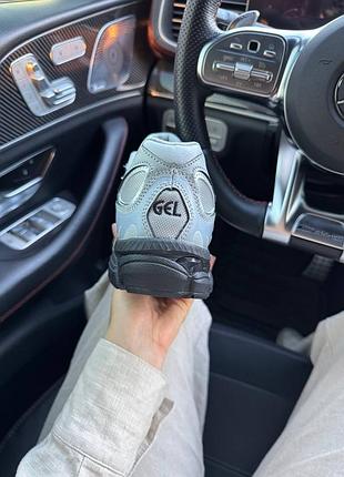 Кроссовки asics gel-nyc grey black 4