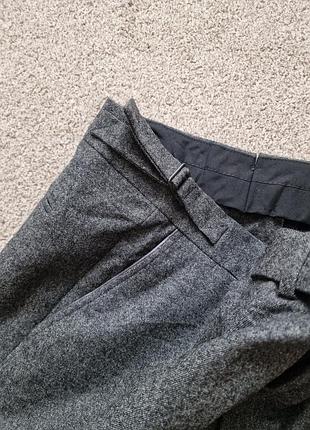 Gary anderson чоловічі вовняні брюки із бічним регулятором талії