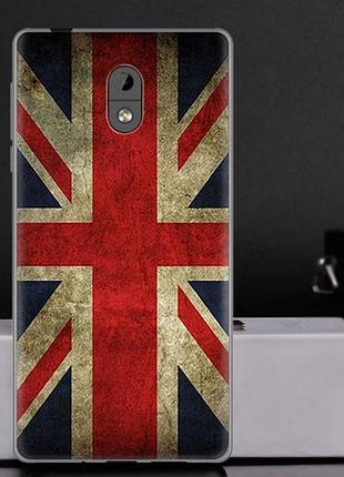 Бампер силіконовий чохол для nokia 3 з картинкою прапор